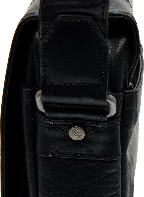 The Chesterfield Brand Cuir Sac à épaule bandoulière Nairobi Flapoverbag Black Noir