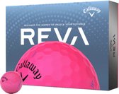 Callaway Reva Ladies Golfballen 2024 - Roze - 12 Stuks
