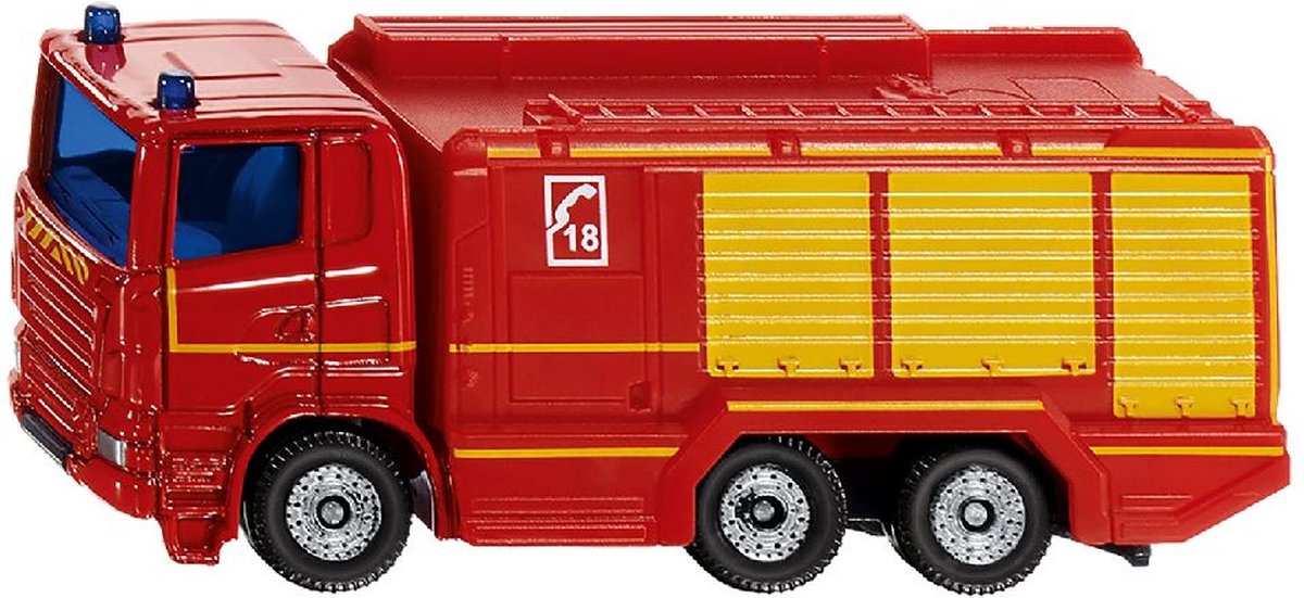 SIKU Scania R380 Brandweer Tankwagen 8 4 Cm Staal Rood (1036)