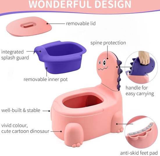Baby Toilet Potje Realistisch Geluid Doorspoelen, Toilet Training voor Jongens en Meisjes, Stabiel, Comfortabel, Verwijderbaar Bakje. Ideaal eerste toilet. (groen Baby Toilet Potje Realistisch Geluid Doorspoelen, Toilet Training voor Jongens en Meisjes, Stabiel, Comfortabel, Verwijderbaar Bakje. Ideaal eerste toilet. (groen