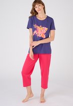 Damart - T-shirt Mix & Match - Femme - Blauw - 50-52 (XL)