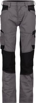 DASSY® Helix Women Pantalon de travail avec stretch pour femmes - maat 32 - GRIS ANTHRACITE/NOIR