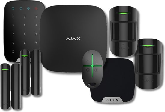 Ajax alarmsysteem - compleet draadloos pakket tegen inbraak voor woonhuis & bedrijf