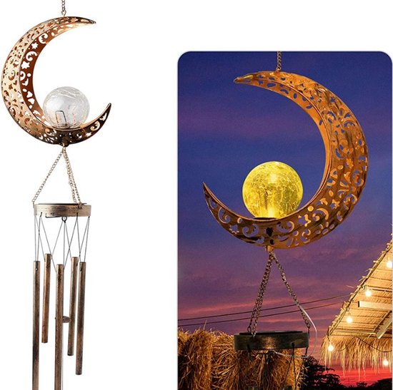 twinkya Opknoping zonne-verlichting buiten tuin decoratieve zonne-lantaarn waterdicht metaal Marokkaanse buitendecoraties voor patio pad tuin veranda achtertuin decor (brons), (FJT03