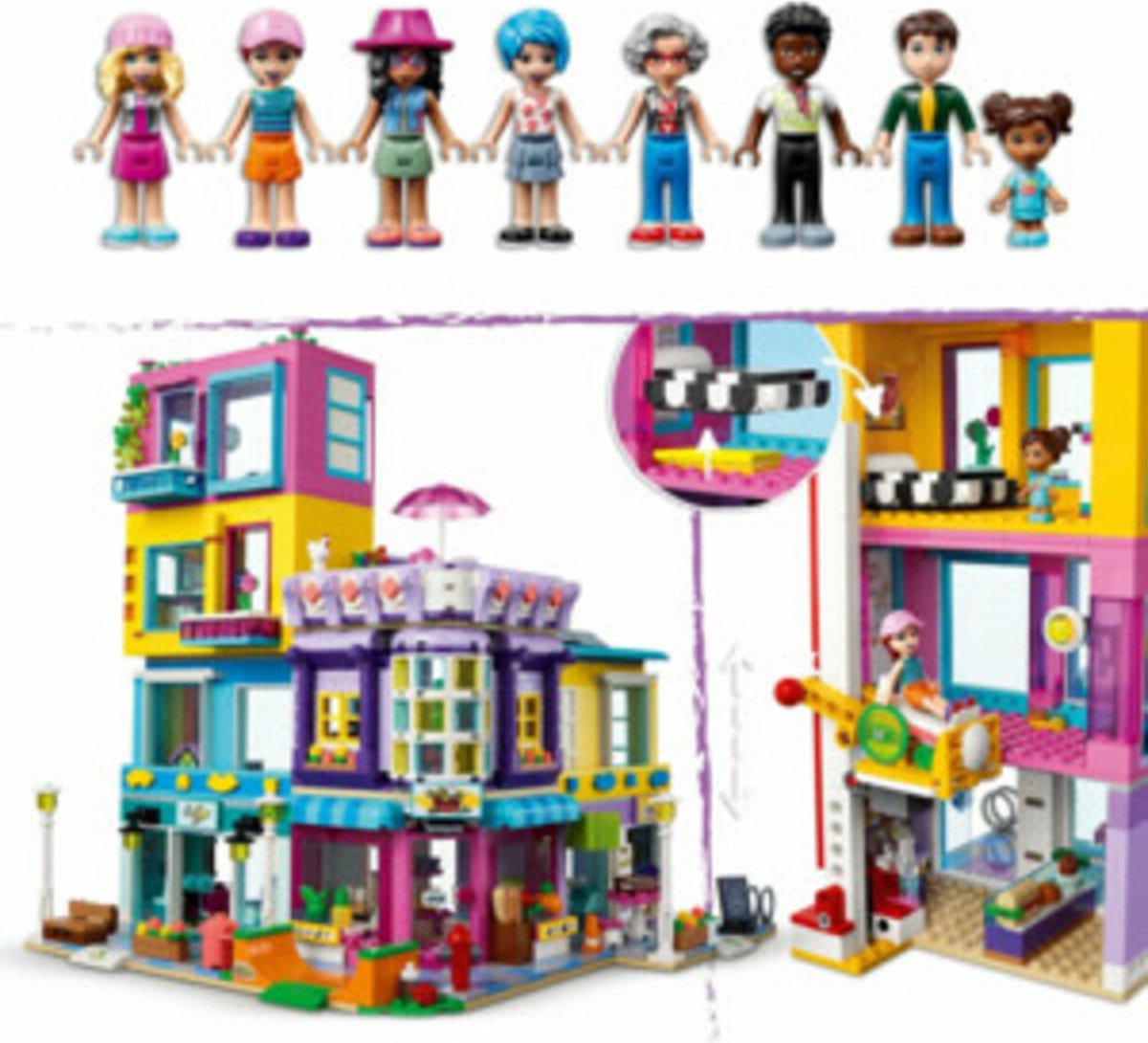 LEGO Friends Hoofdstraatgebouw - 41704 — afbeelding 6