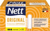 Nett Original Optimale Bescherming 32 Tampons Normaal