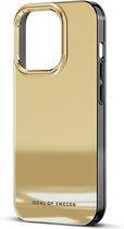 iDeal of Sweden Hoesje Geschikt voor iPhone 15 Pro Hoesje - iDeal of Sweden Mirror Case - goud