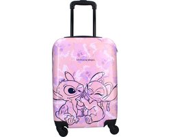 Stitch Ohana Forever Trolley Koffer - Roze - Lilo & Stitch - Reiskoffer
