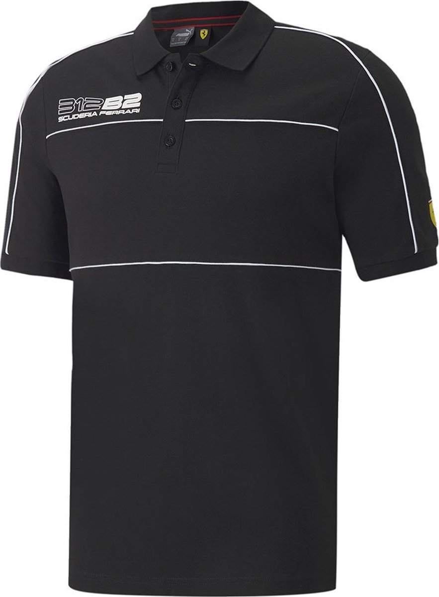 Puma Ferrari Race polo Polo Mannen Zwart