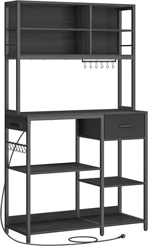 Unyqoos® Witte metalen hangmand voor efficiënte opbergruimte in kasten en rekken