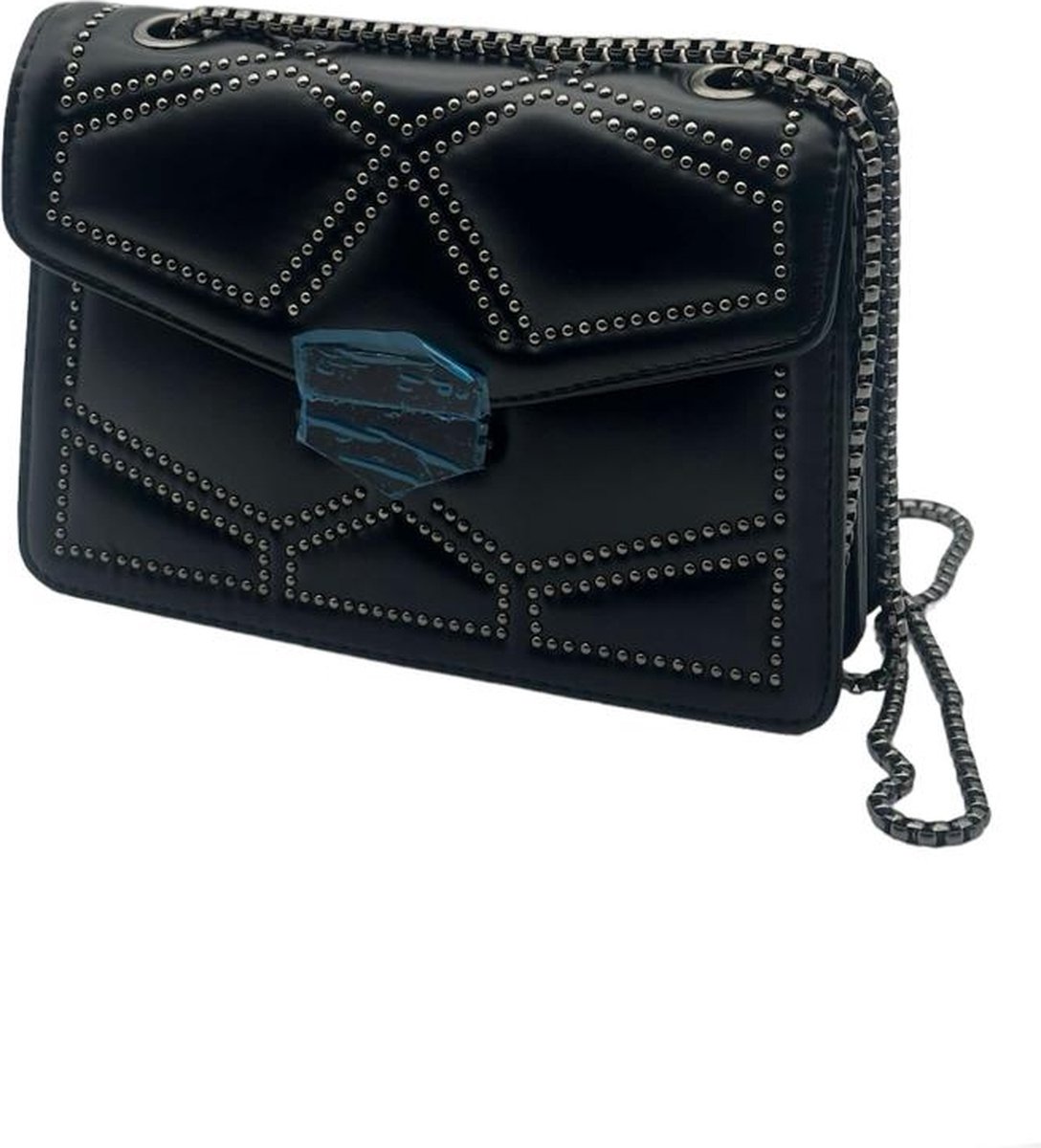 Zwarte Luxe Handtas - Vrouwen - PU leder - Schoudertas - Crossbody -