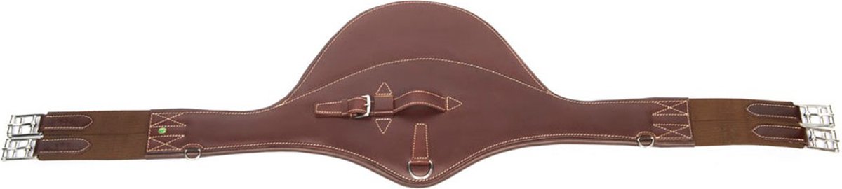 Lj Leathers Singel Lj Leathers Met Buikflap Bruin