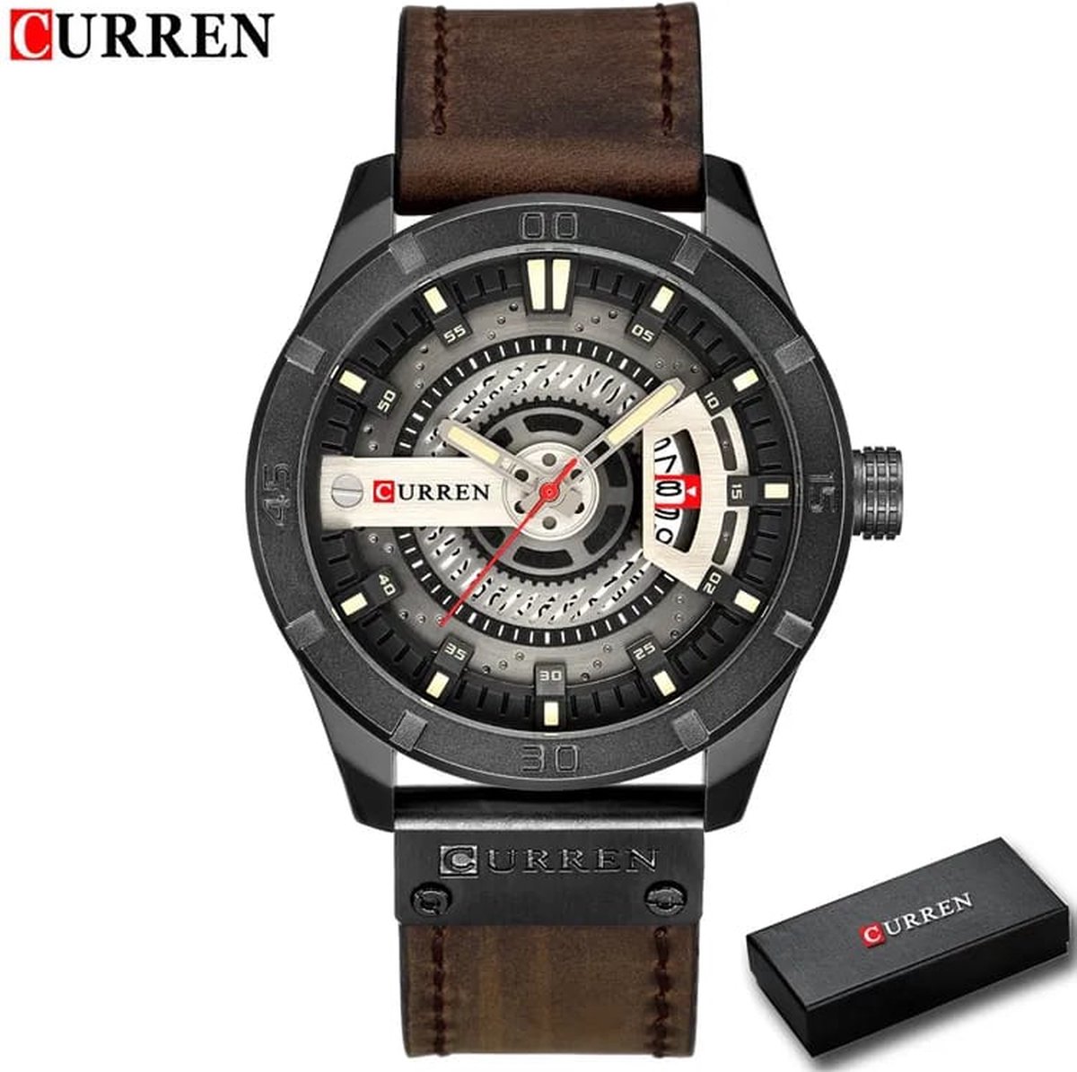 Luxe Horloge Merk Curren Mannen Militaire Sport Horloges-Cadeau