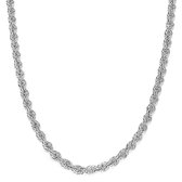 Juwelier Zwartevalk zilveren rope chain / koord ketting 25.231-5.2/60cm--