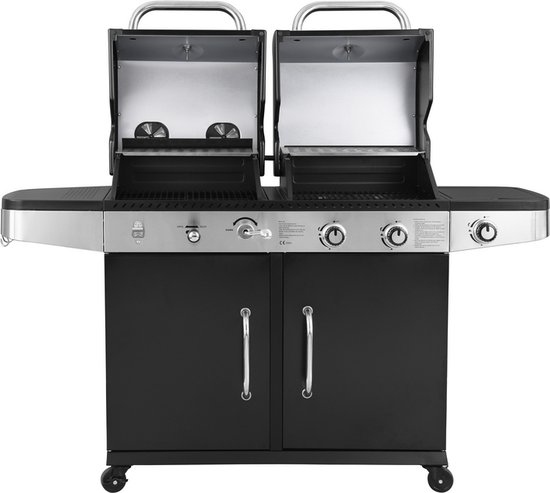 SUMM - MAGNUS - Zwart - Staal - Barbecue - BBQ - Grill - BBQ Grill - Stevig staal - Smoker - Gasbarbecue & houtskool - Stijlvol van SUMM — afbeelding 2