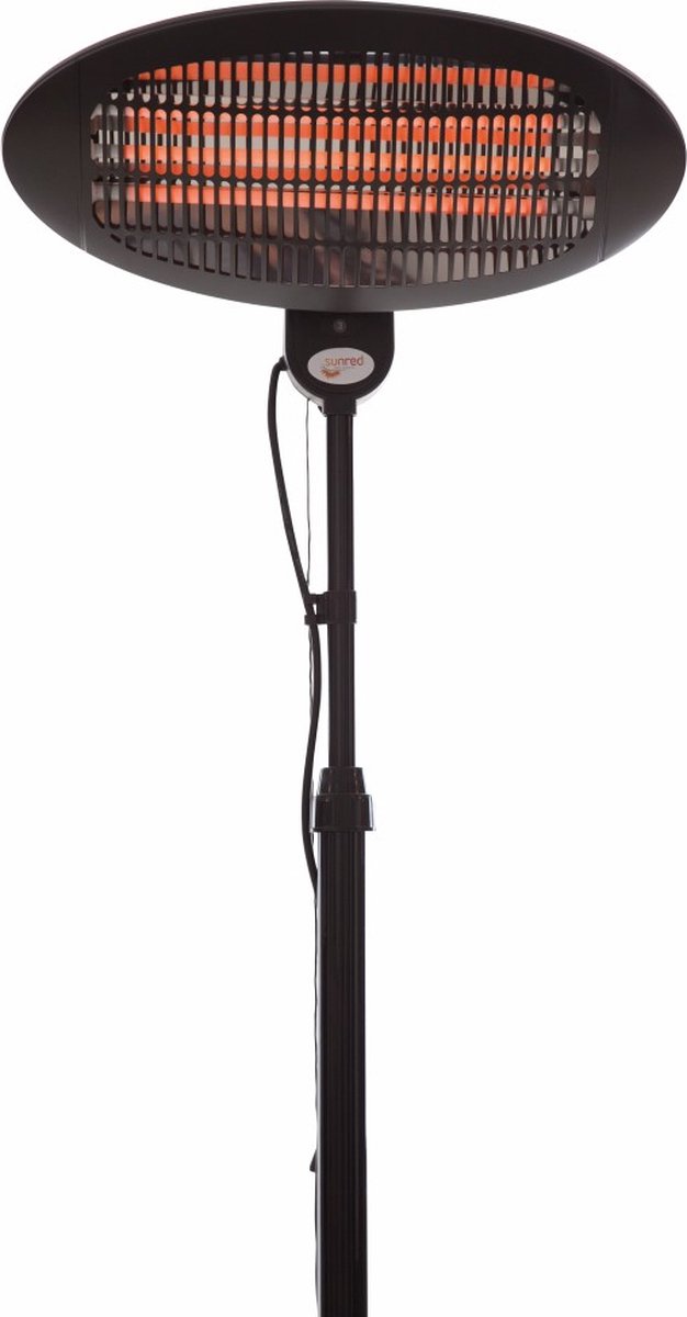 Sunred Elektra Quartz 2000 W - Freestanding Patio Heater - Black