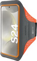 Hardloop Sportarmband geschikt voor Samsung Galaxy S24 - Oranje - Mobiparts