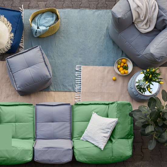 Salon de jardin modulable 8 places vert cactus, Mixi - Oviala | Leroy