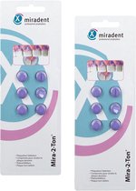 2x Miradent 6 Plakverklikkers - Poetscontrole tabletten