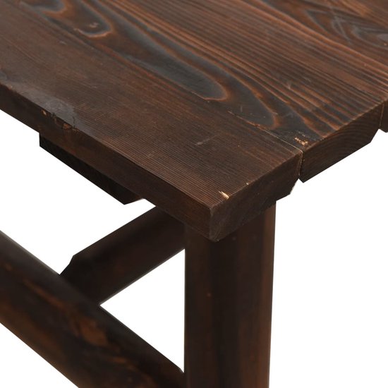 vidaXL Schommelstoel Adirondack massief vurenhout groen