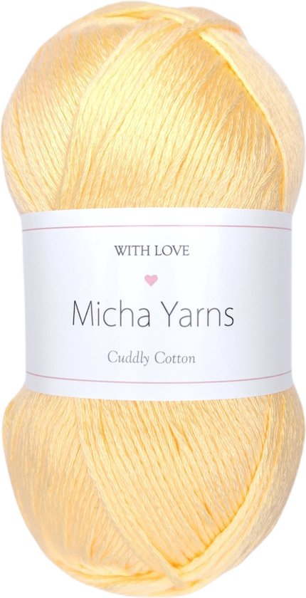 Ball Bundle - 80% coton 20% acrylique - Paquet de 10 pelotes de coton au crochet – 10 x 100 grammes - Elements (002) – Cuddly Cotton - Micha Yarns