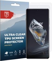 Rosso Screen Protector Ultra Clear Duo Pack Geschikt voor OnePlus 12 | Folie | 2 Stuks