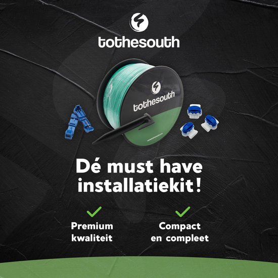 To the South® Kit d'installation adapté à toutes les Faucheuses robotiques Sabo - Extra Groot