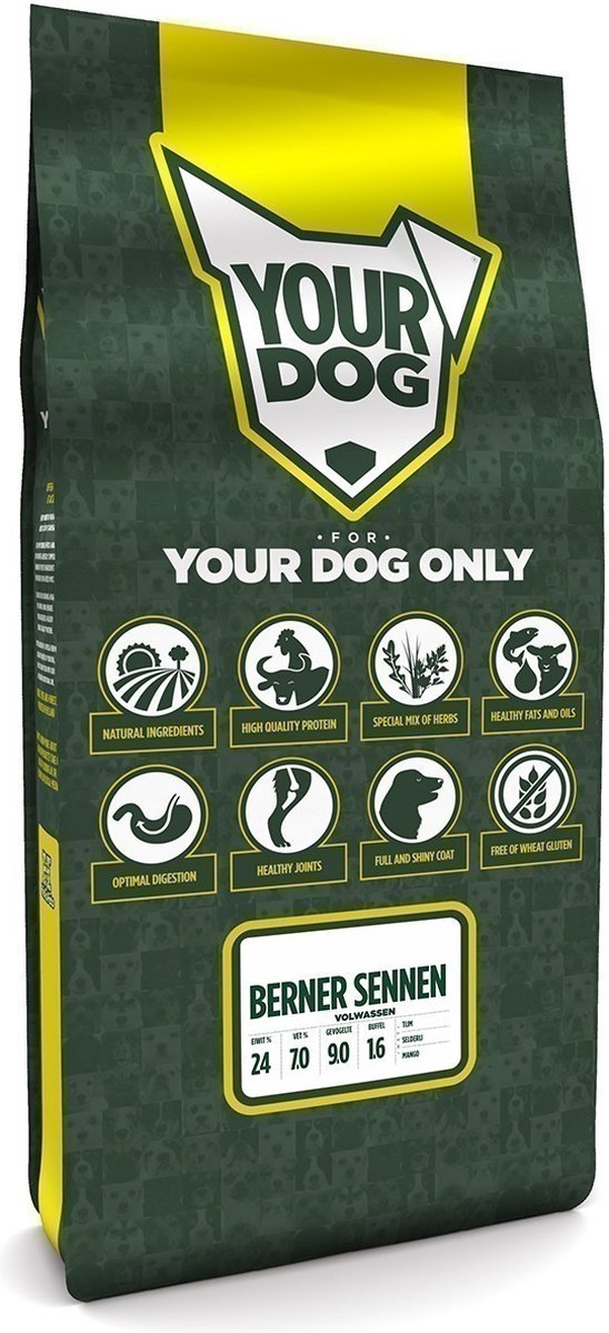 Yourdog Yourdog Berner sennen Rasspecifiek Adult Hondenvoer 12kg | Hondenbrokken