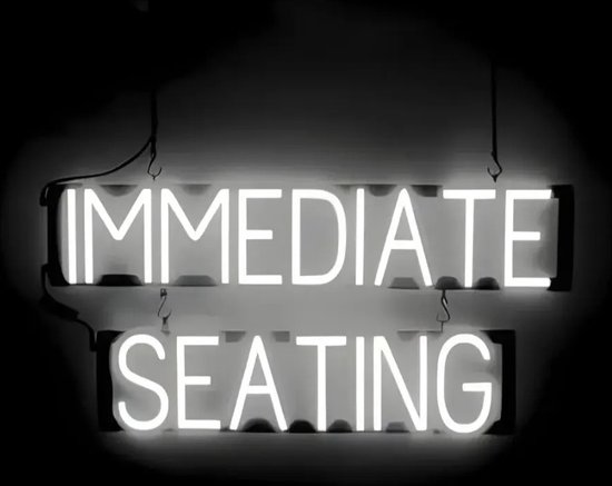 IMMEDIATE SEATING - Lichtreclame Neon LED bord verlicht | SpellBrite | 80 x 38 cm | 6 Dimstanden - 8 Lichtanimaties | Reclamebord neon verlichting