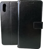 Étui portefeuille pour livre adapté à : Xiaomi Redmi 9A - Zwart