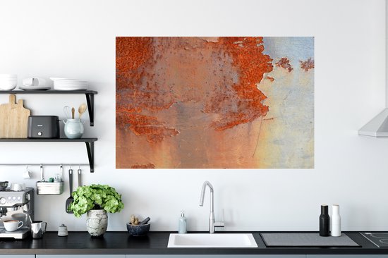 Stickers muraux - Sticker Foil - Rouille - Jaune - Rose - 120x80 cm - Film Adhésif - Stickers muraux Chambre Enfant - Papier Peint Auto Adhésif