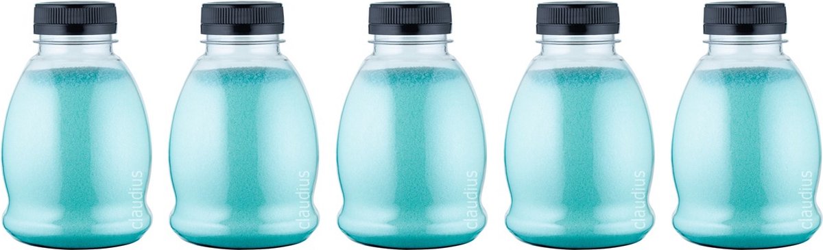 Goedkoopste Scrubzout Hamam - 375 gram - Fles met zwarte dop - Set van 5 stuks - Hydraterende Lichaamsscrub