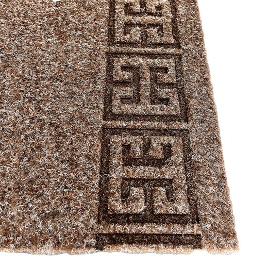 JYG Rug CORSICA - Tapis de cuisine - Tapis de cuisine - Antidérapant - 66x180cm - Beige