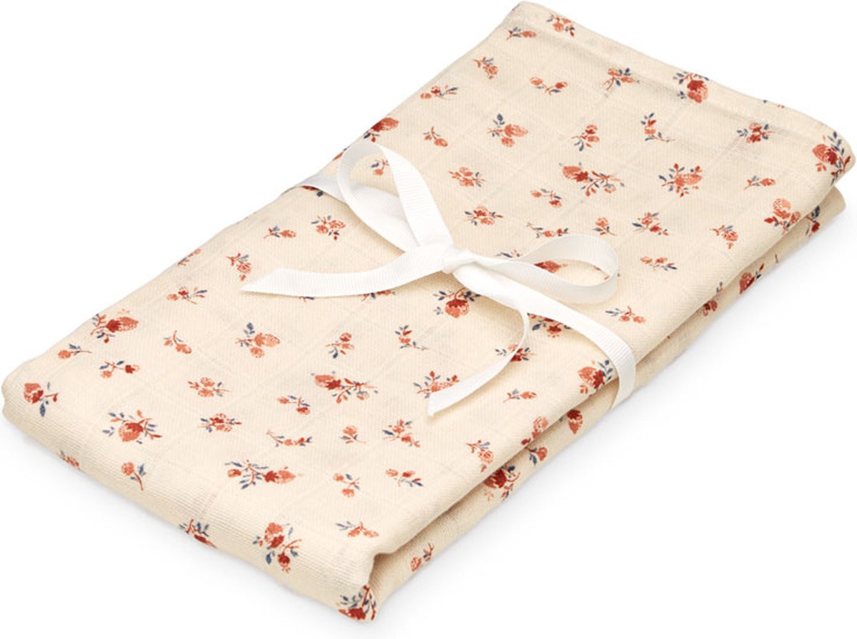 Goedkoopste Cam Cam hydrofiele doek XL met print 120x120 - berries