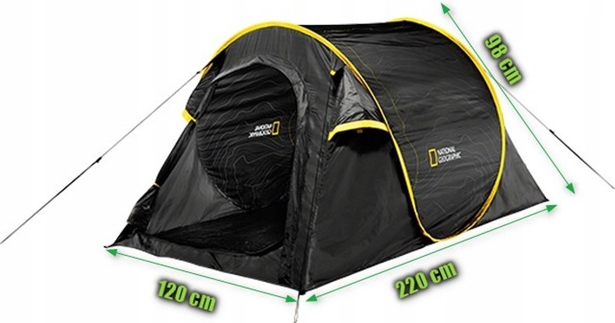 National Geographic Pop-Up Tent 2-Persoonstent - AL0081 - super lichte pop-up tent