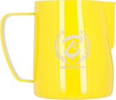 Barista Space - 350 ml Teflon Yellow Milk Jug (pitcher / opschuim kannetje)