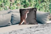 Buitenkussen Weerbestendig - Cheeta - Dieren - Licht - 50x50 cm