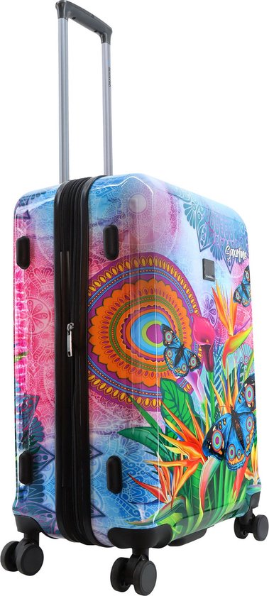 Saxoline rigide / Trolley / Valise de voyage Saxoline - 67 cm (Medium) - Butterfly Nature