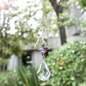 10 Pendentifs En Cristal K9 En Forme De Larme - 6,6x2,6 Cm, Transparents - Pour Décoration Lustre, Mariage, Fenêtres, DIY
