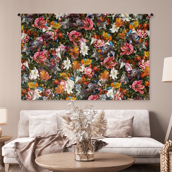 Tapisserie - Toile Murale - Fleurs - Art - Oude Meesters - 180x120 cm - Tapisserie