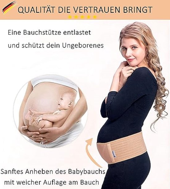 Zwangerschapsbuikband - rugsteun, buikband, Zwangerschapsgordel One size