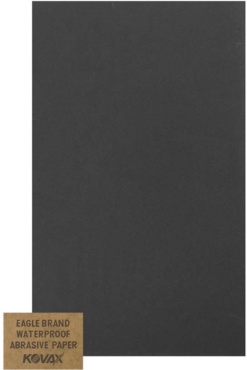 Kovax Waterproof Schuurpapier 10 Vellen Micro-Grit Nat Schuren (228 x 140 mm) K400