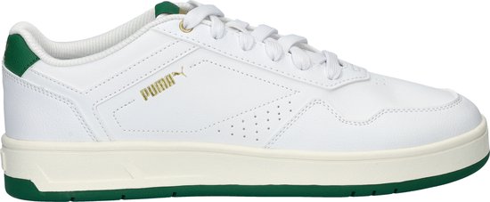 Puma Court Classic heren sneakers wit groen - Maat 47 - Uitneembare zool