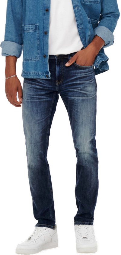 Only & Sons Jeans Onsweft Reg Blue 3251 Jeans Noos 22023251 Blue Denim Men Size - W33 X L32