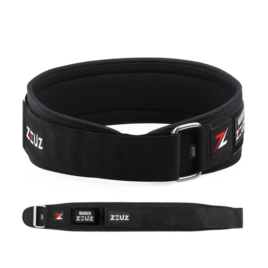 Zeuz Ceinture de Levage de Poids pour Fitness & CrossFit - Ceinture Olympique de Levage - Haltérophilie - Attelle - Taille L