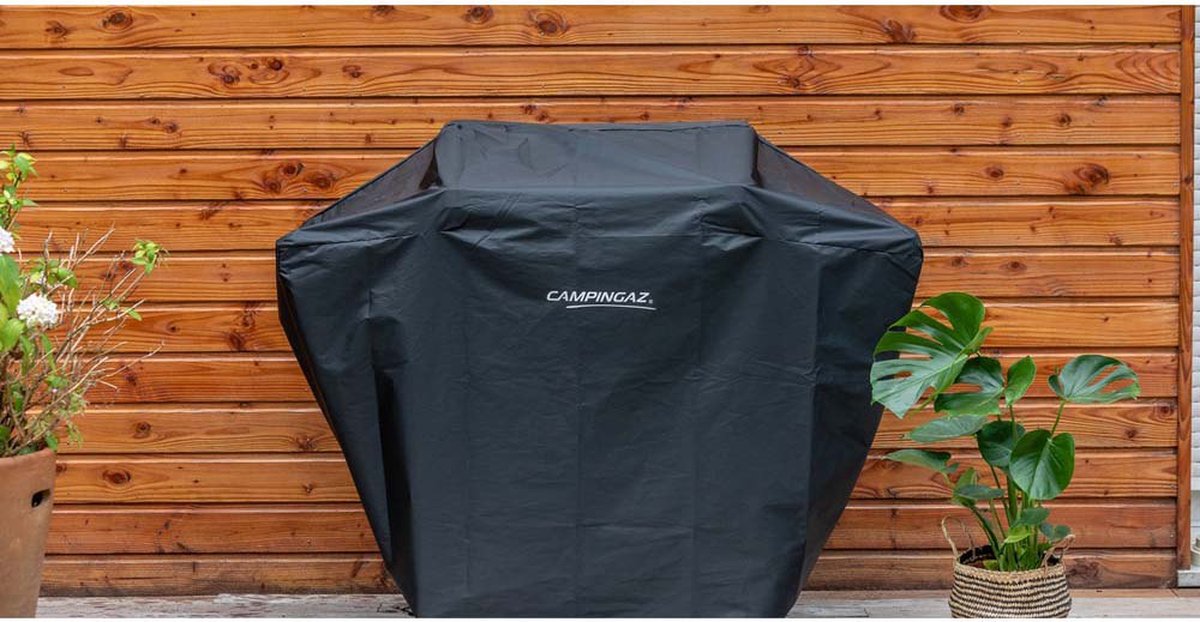 Campingaz BBQ Cover Premium XL, solide waterdichte barbecuehoes met PU- coating, trekkoord voor montage 4-serie, bescherming tegen zon, stof, regen