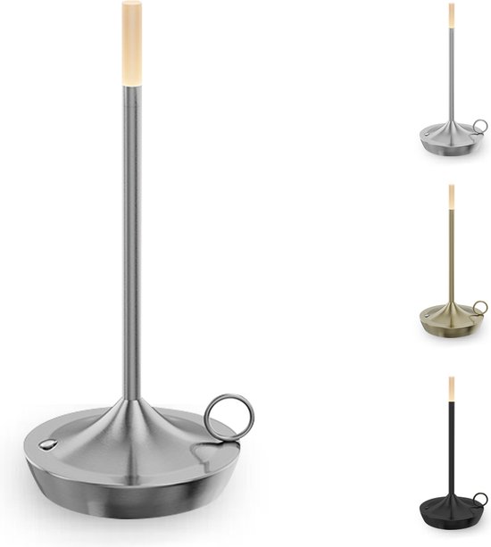 Bolt Electronics® - Tafellamp oplaadbaar- Tafellampen - Slaapkamer - Woonkamer - Industrieel - Ø12 cm