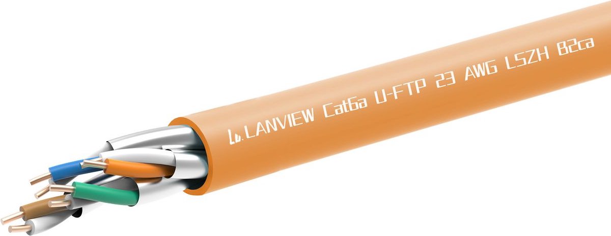 Lanview LVN122153 netwerkkabel Oranje 305 m Cat6a