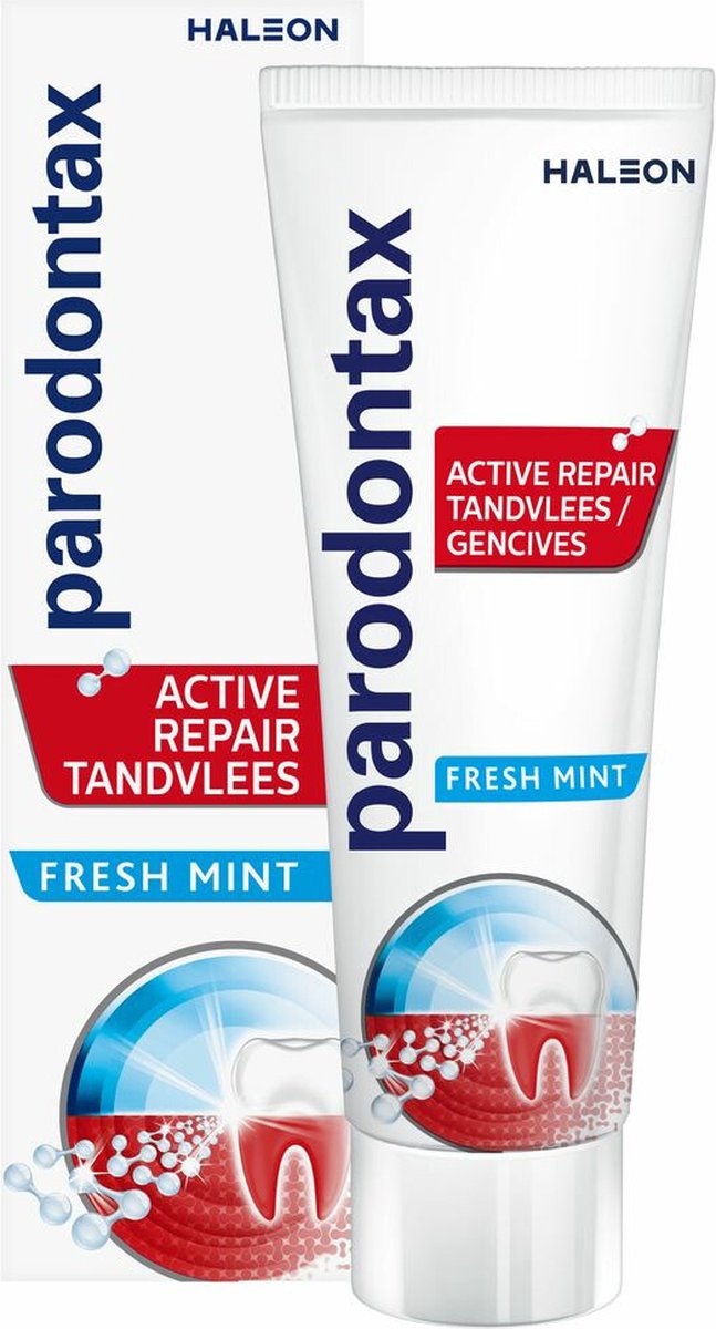 Parodontax - Tandpasta - Active Repair Tandvlees - Fresh Mint - 75ml x 3