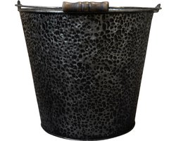 Emmer zink zwart Jannik D30 H26 plantenbak